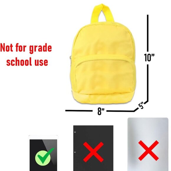 Mini Backpack Faux Leather 10in Kuromi Bundle with Bookmark for Women main image 5
